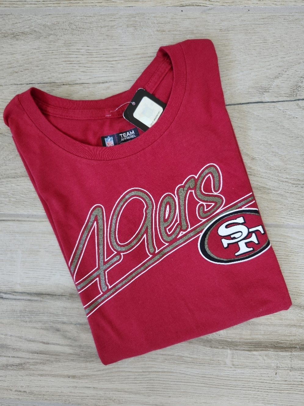 San Francisco 49ers Red logo Short-Sleeve Tee Size SM